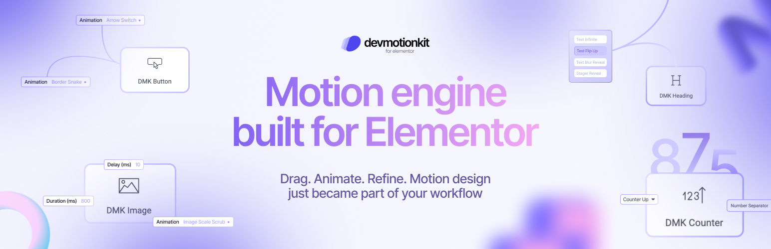 DMK Animation Engine for Elementor