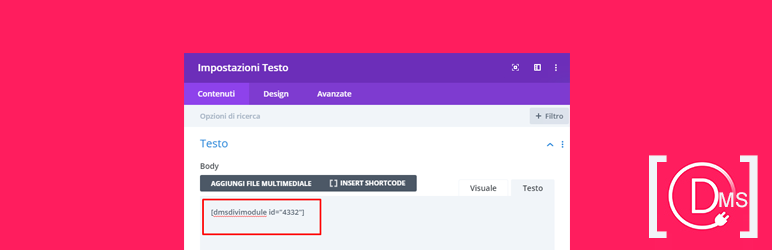 DMS Shortcode Module For Divi
