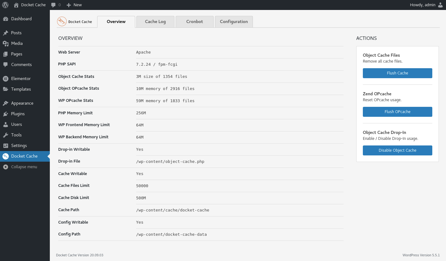 Docket Cache &#8211; Object Cache Accelerator