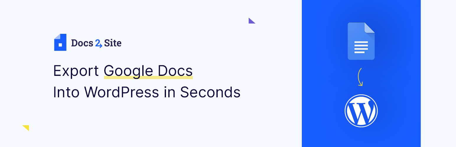 Docs2Site – Export Google Docs Into WP