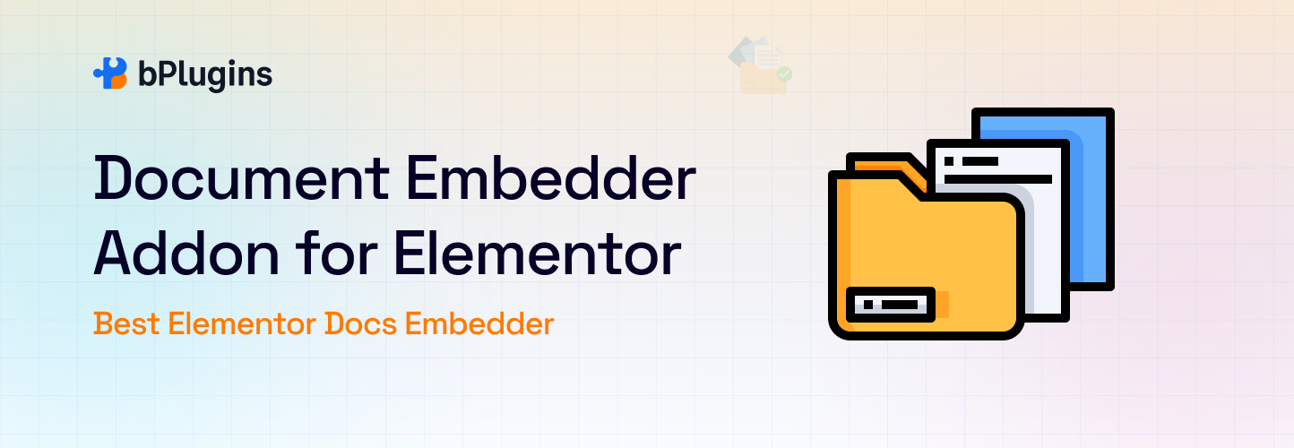 Document Embedder Addons for Elementor – Embed Documents in Elementor Websites