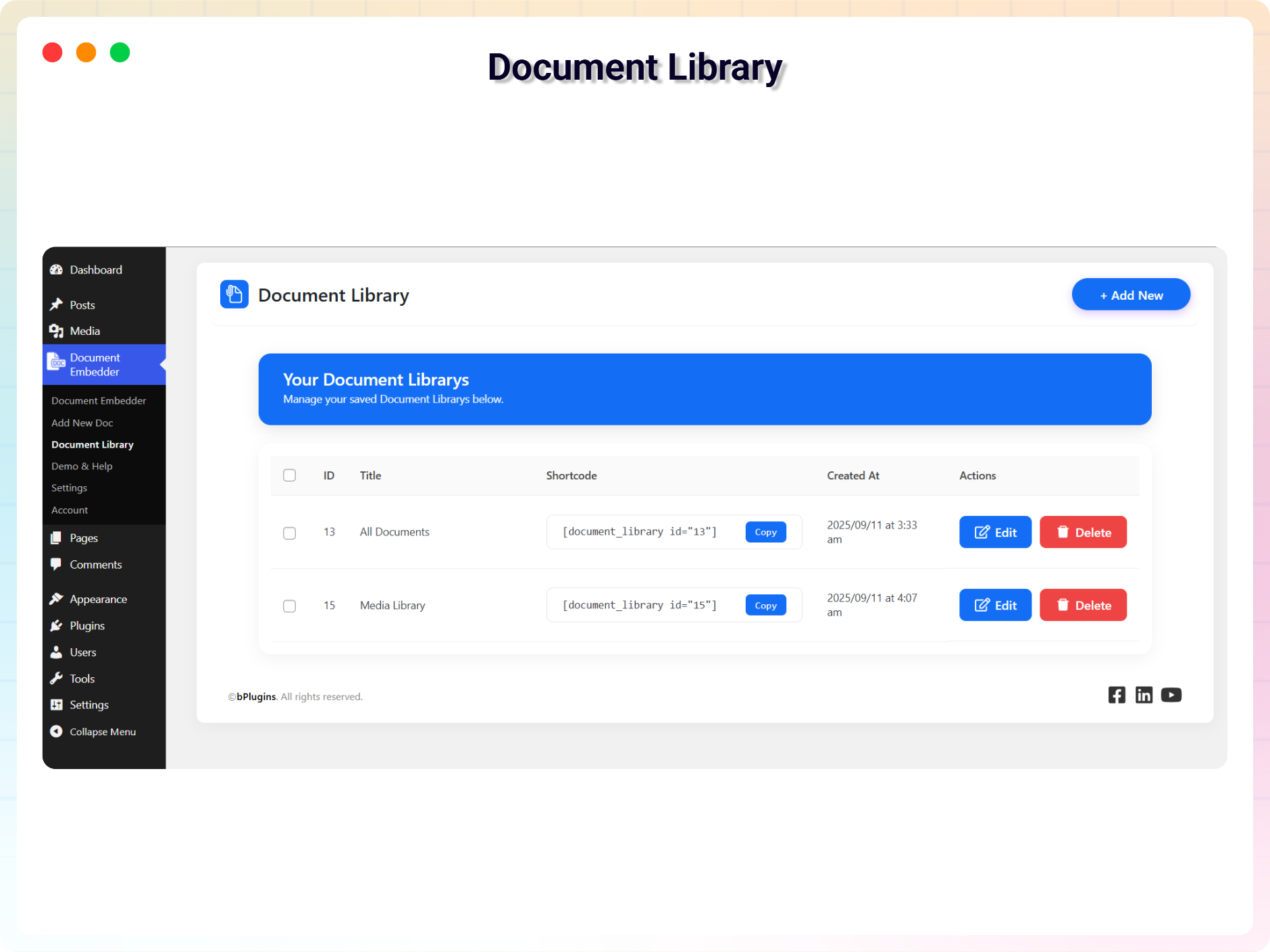 Document Library Module