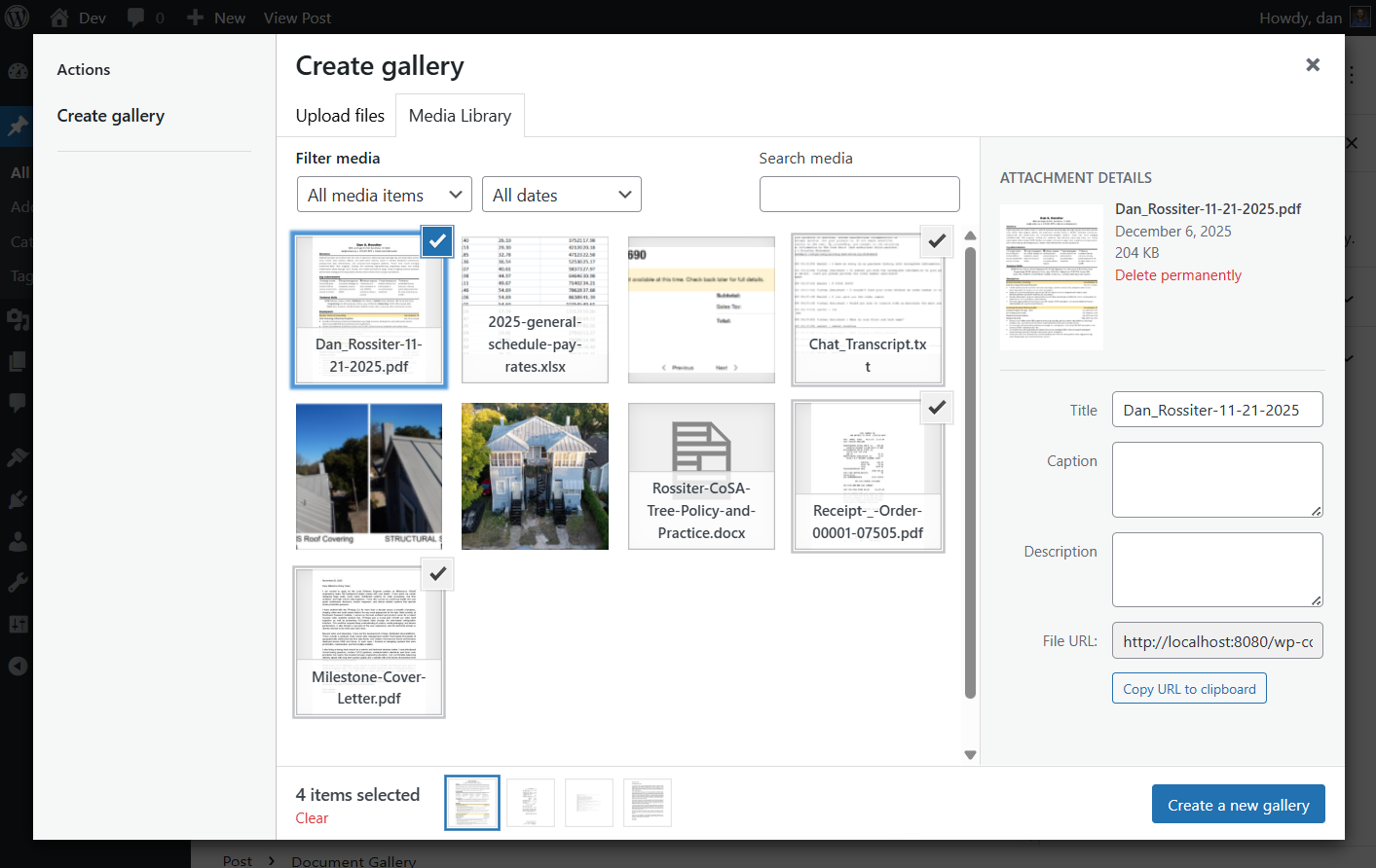 Document Gallery integrates seamlessly with the WordPress Block Editor,
providing an intuitive interface for creating and configuring galleries.