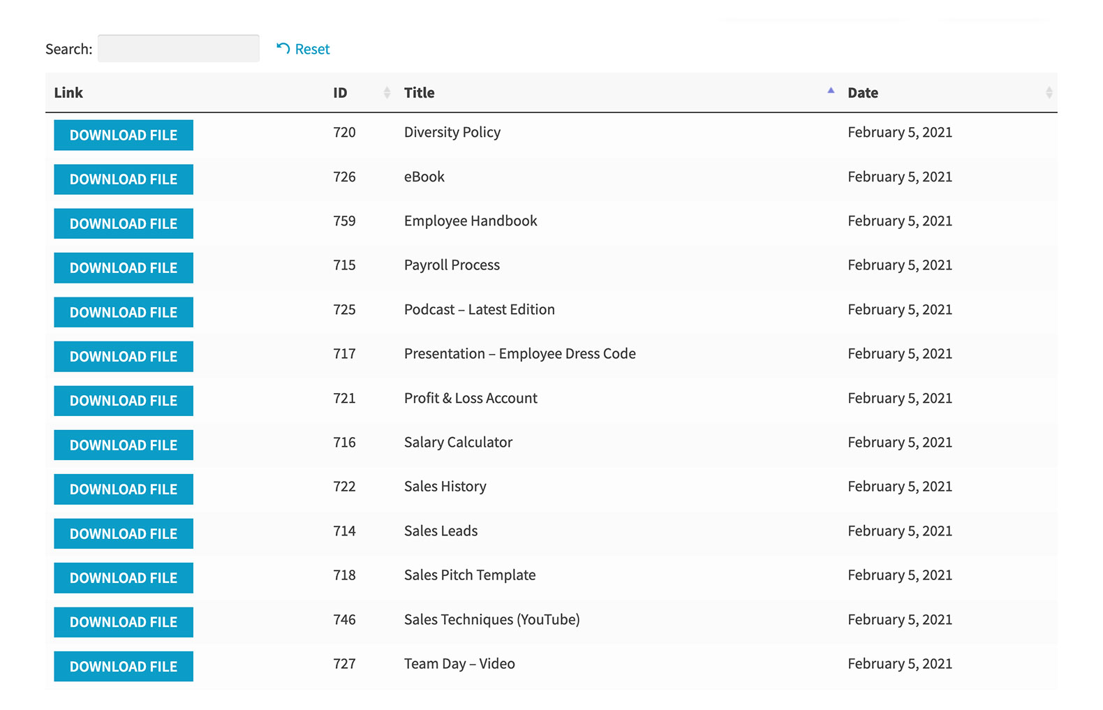 Document Library Lite – WordPress plugin