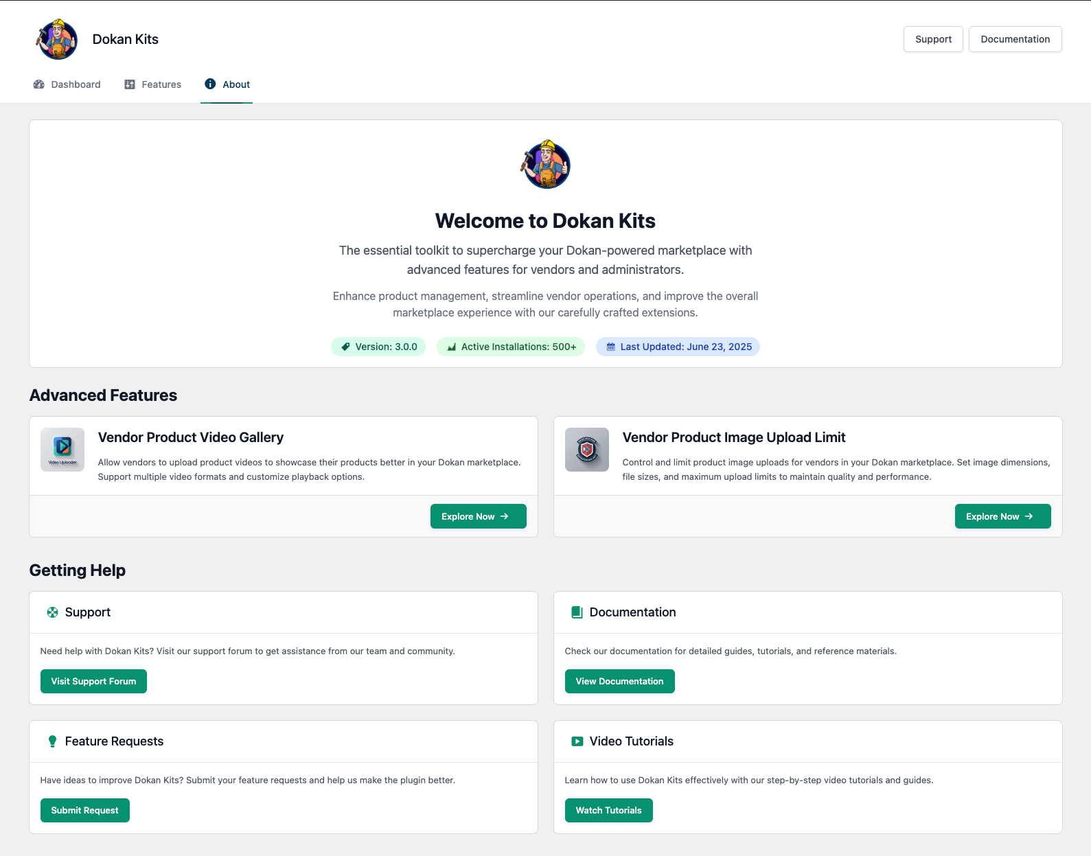Dokan Kits - Screenshot 6