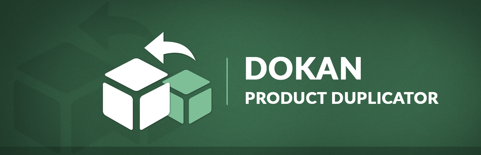 Dokan Product Duplicator