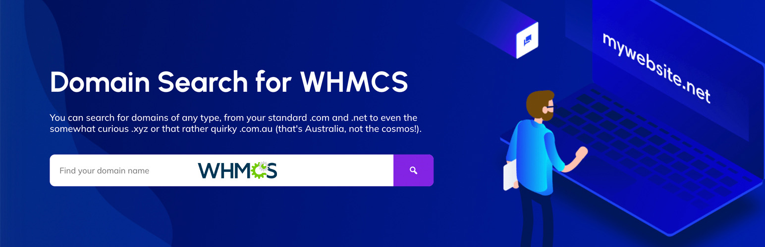 WordPress 外掛 Domain Search for WHMCS 的封面圖片。