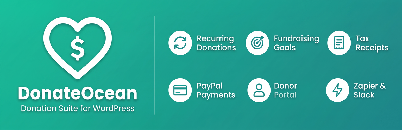 DonateOcean – Donations via PayPal