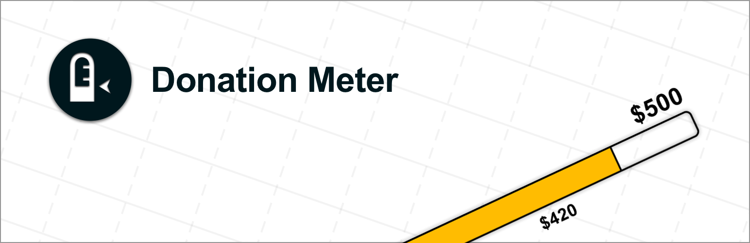 WordPress 外掛 Donation Meter 的封面圖片。