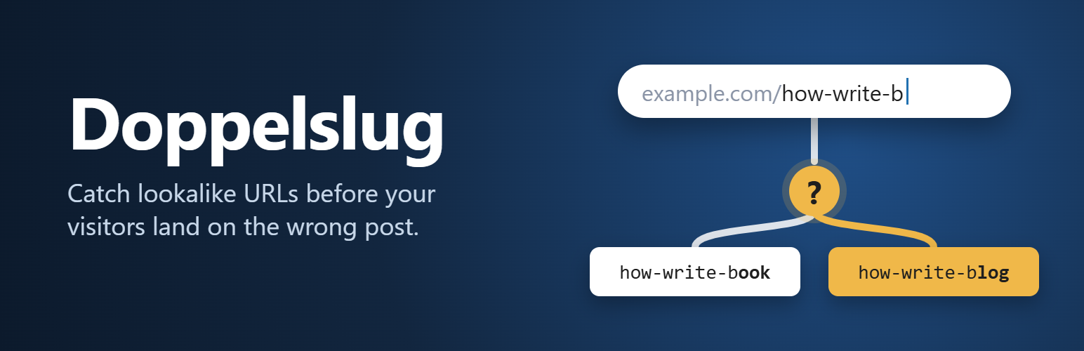WordPress 外掛 Doppelslug 的封面圖片