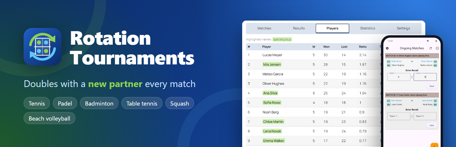 Rotation Tournaments preview