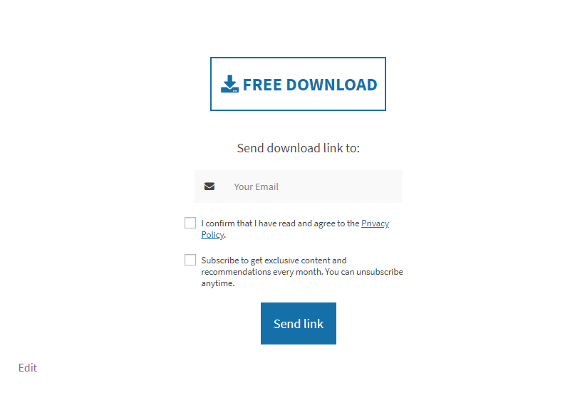 Download After Email – Subscribe & Download Form Plugin