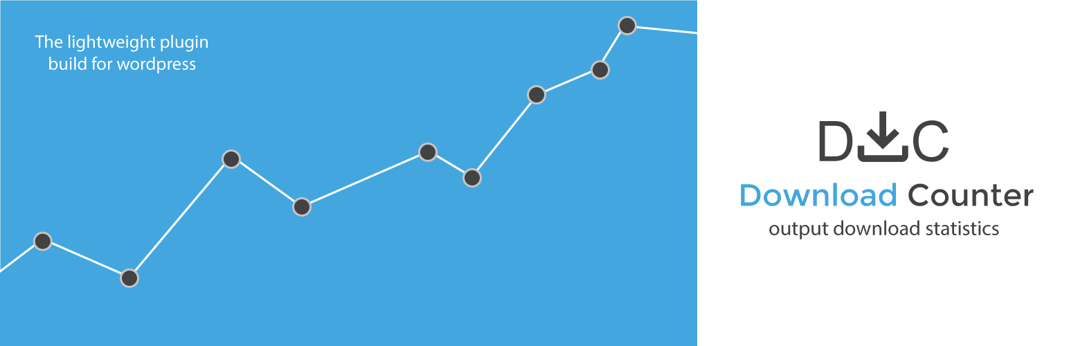 WordPress 外掛 Download Counter 的封面圖片。