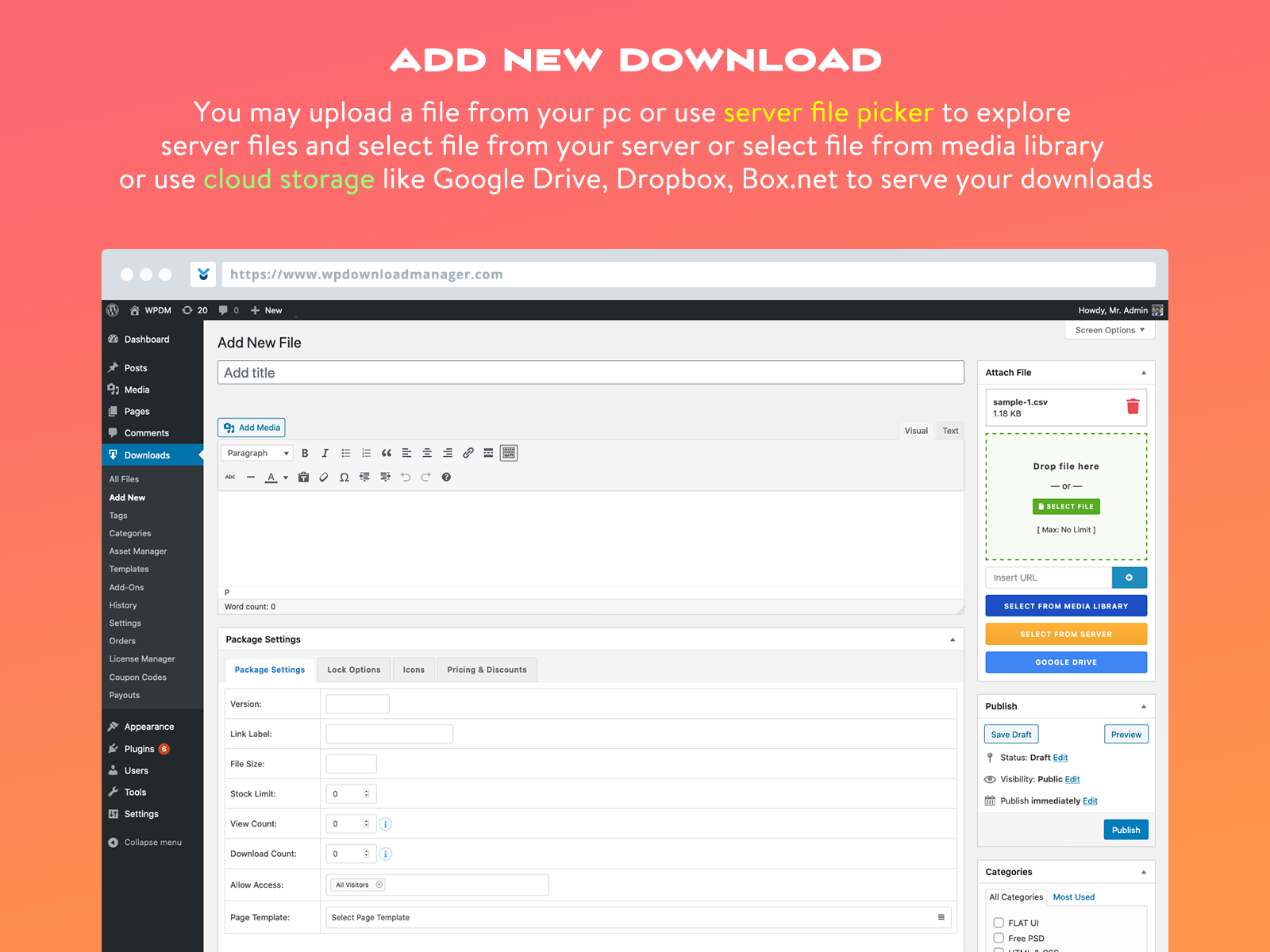 Wordpress Download Manager Wordpress Plugin Wordpress Org