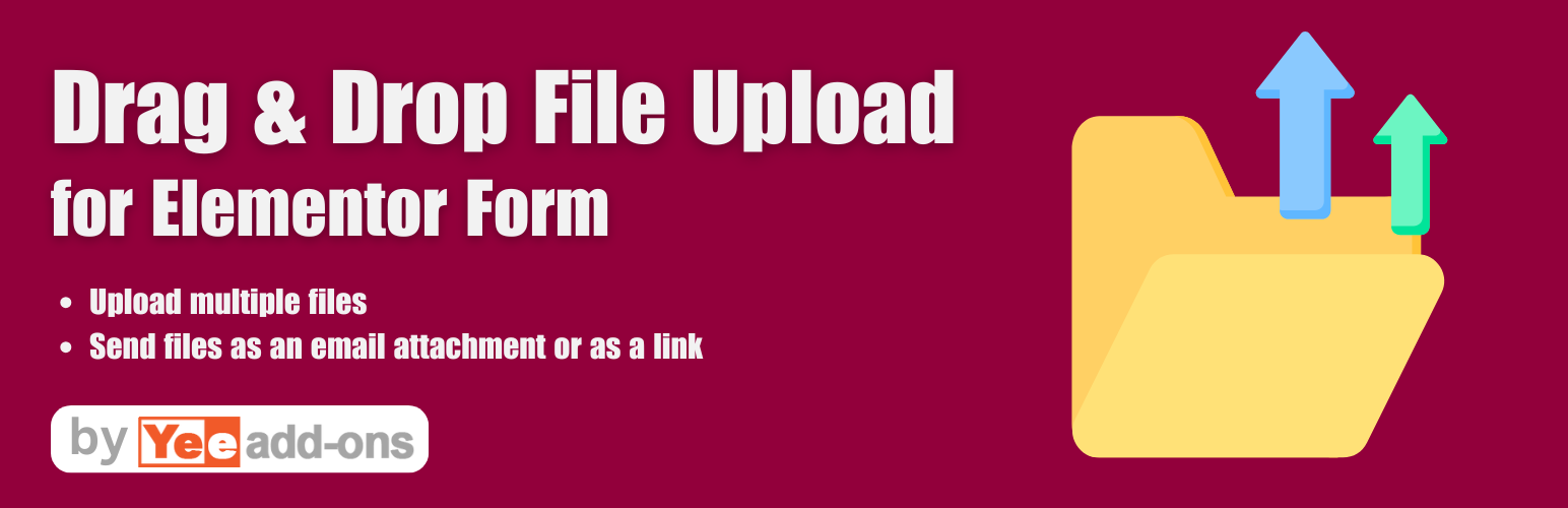 Drag and Drop File Upload for Elementor Forms