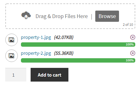 Upload Display - Front-end