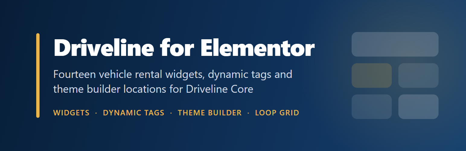 Driveline for Elementor
