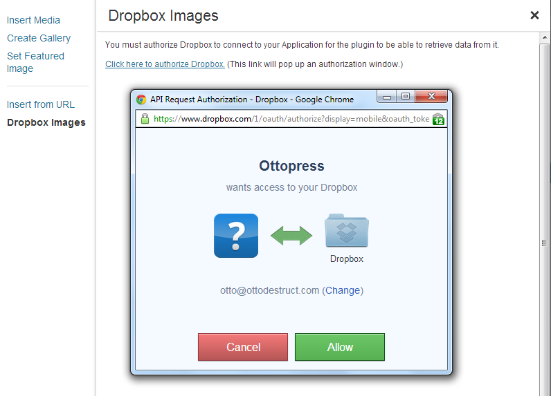 Dropbox Photo Sideloader