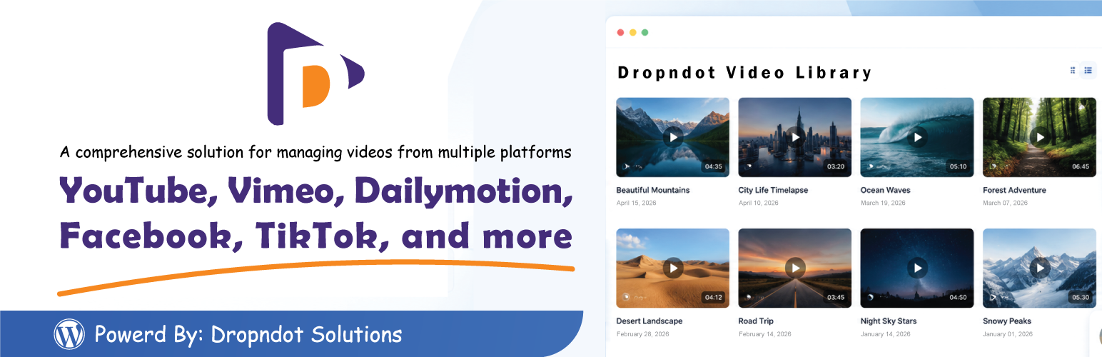 Dropndot Video Library