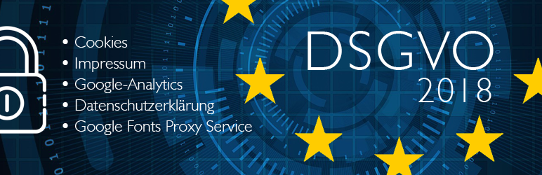 DSGVO/GDPR Cookies, DSE, Impressum & Google Fonts Proxy