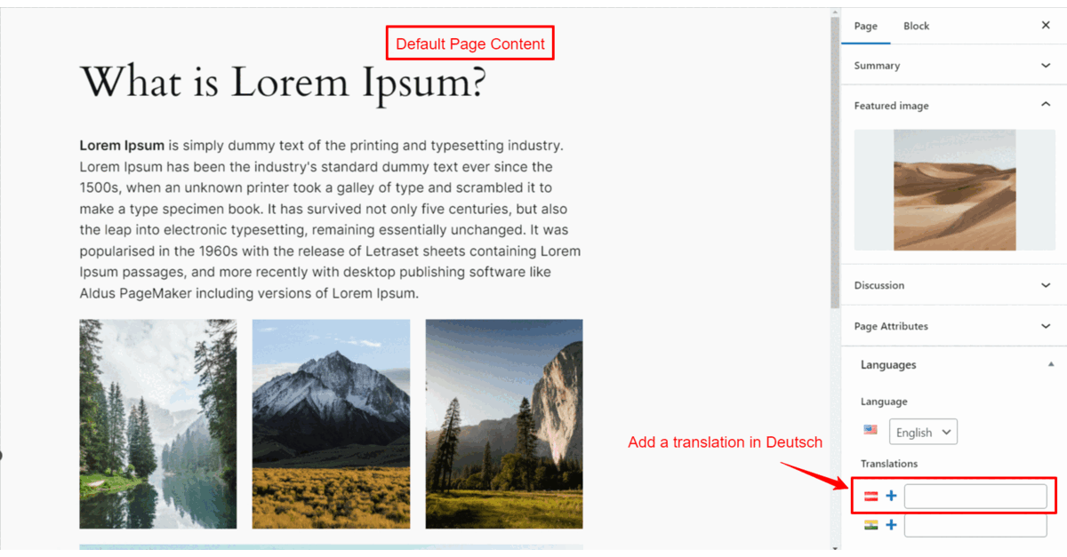 Duplicate content preview in Gutenberg Block Editor.