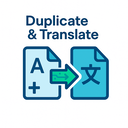Duplicate & Translate logo