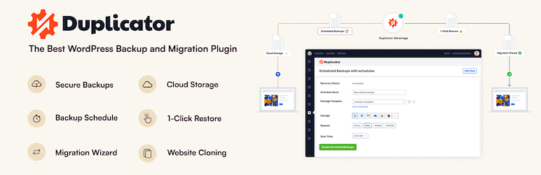 Duplicator – WordPress Migration Plugin WordPress 插件