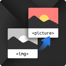 DX Webp Picture Tag Image Wrapper Icon