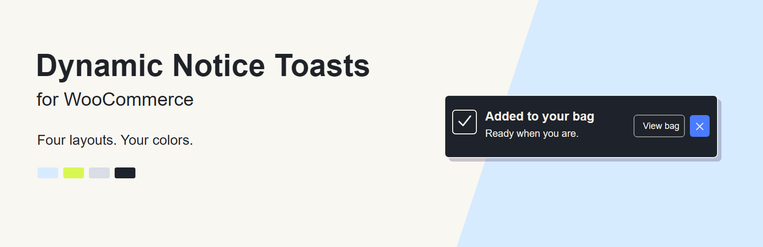 WordPress 外掛 Dynamic Notice Toasts for WooCommerce 的封面圖片