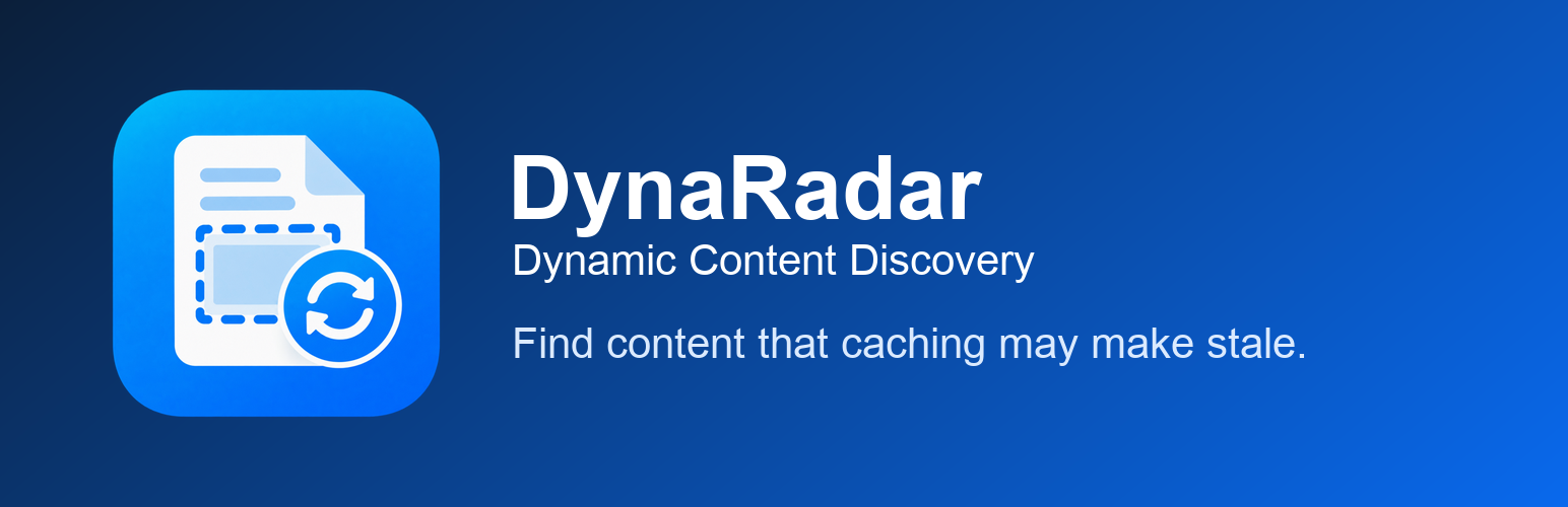 DynaRadar — Dynamic Content Discovery