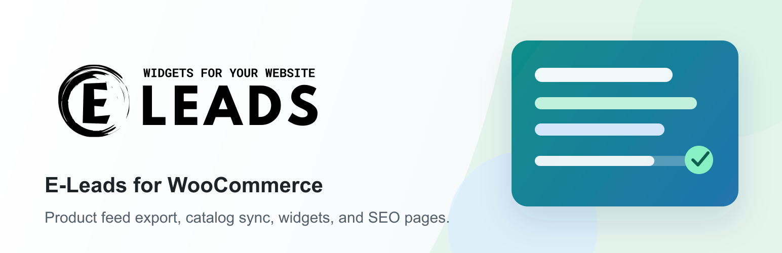 E-Leads for WooCommerce
