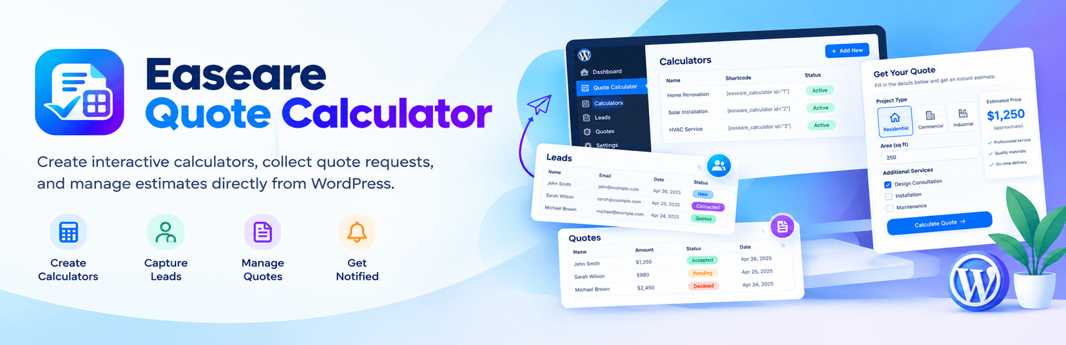 Easeare Quote Calculator