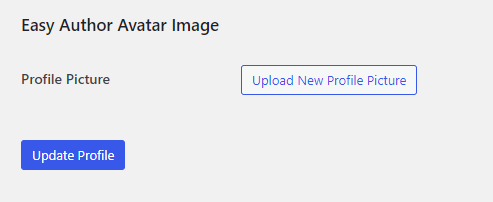 Edit Profile Settings