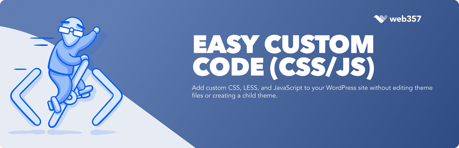 WordPress 外掛 Easy Custom Code (LESS/CSS/JS) – Live editing 的封面圖片