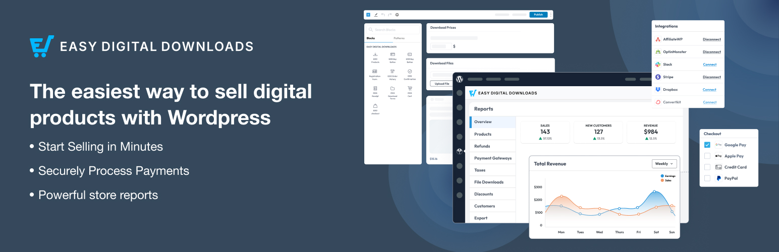 Easy Digital Downloads &acirc; eCommerce Payments and Subscriptions made easy