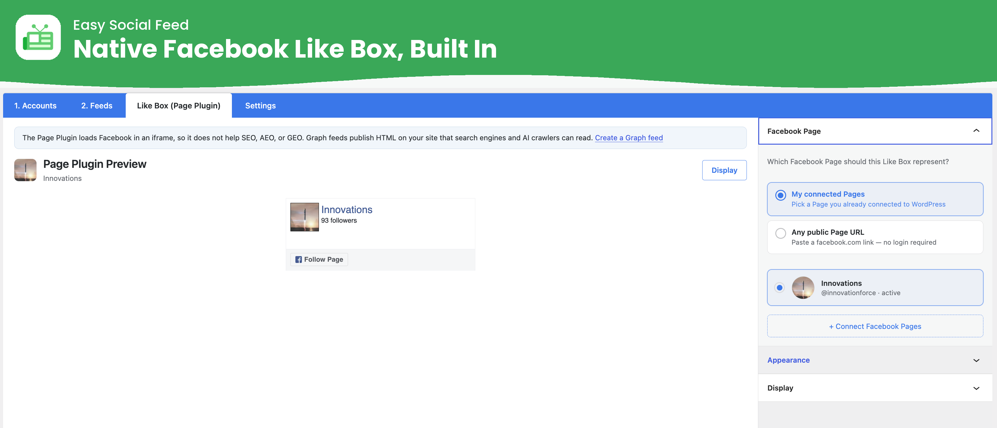 Easy Social Feed – Social Photos Gallery and Post Feed for WordPress