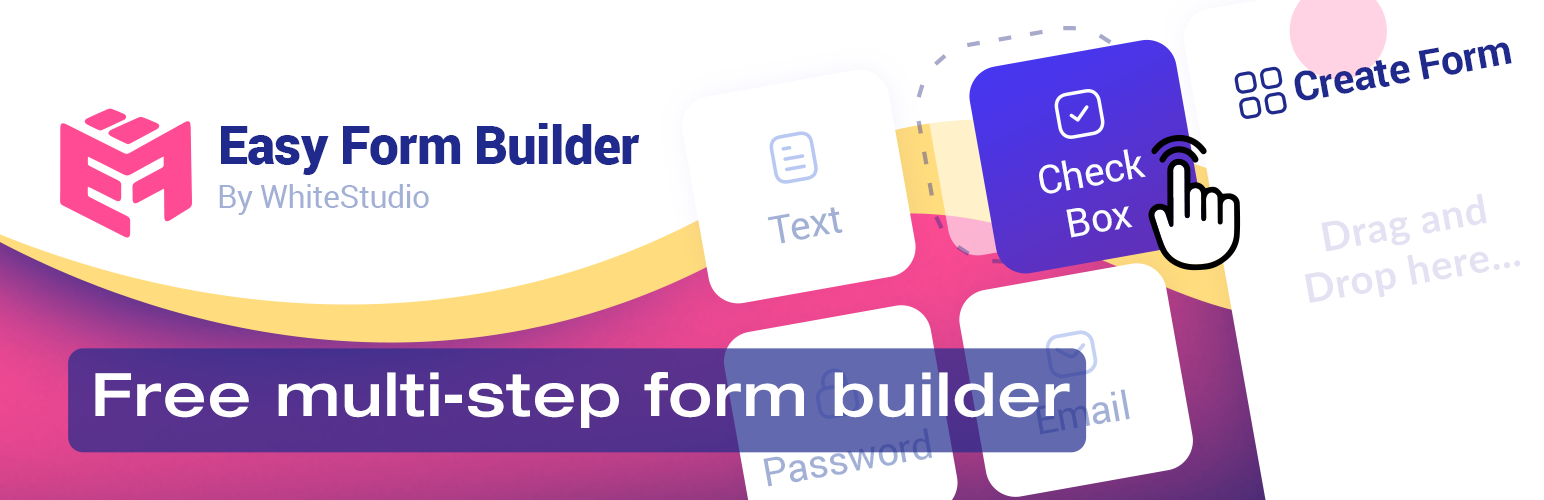 WordPress 外掛 Easy Form Builder – WordPress plugin form builder: contact form, survey form, payment form, and custom form builder 的封面圖片。