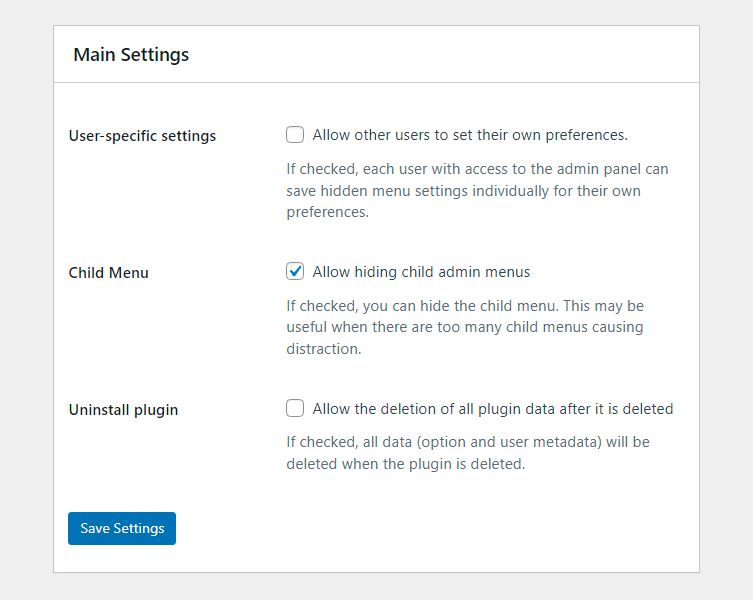 Explore and customize your preferences with easy-to-use plugin settings