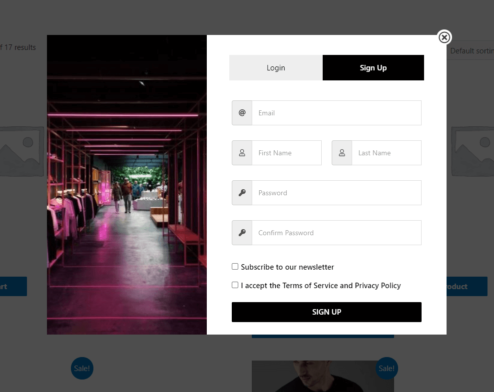 Login/Signup Popup ( Inline Form + Woocommerce )