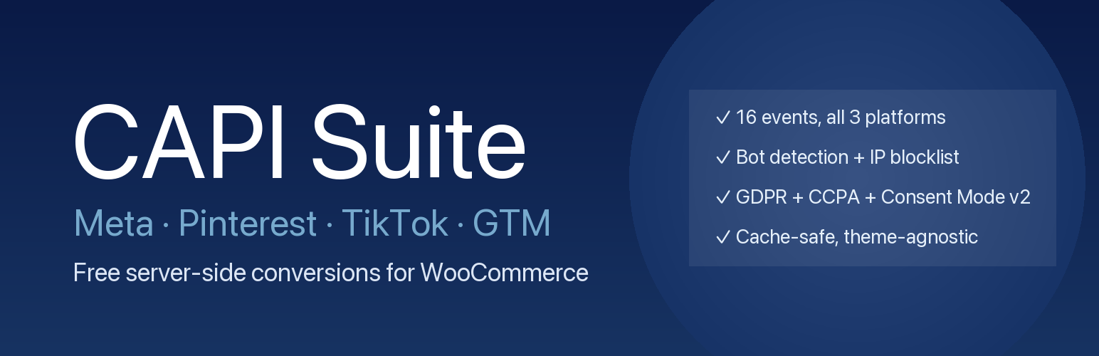 CAPI Suite: Meta Pixel, Pinterest &amp; TikTok for WooCommerce running inside a SandyWP sandbox