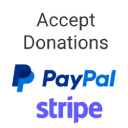 Accept Donations with PayPal & Stripe