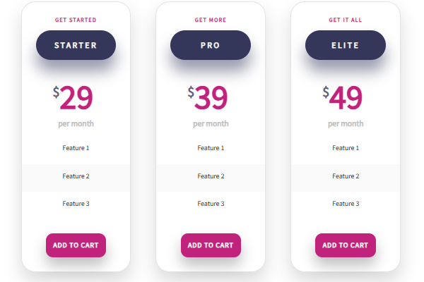 Pricing Table WordPress Plugin – Easy Pricing Tables