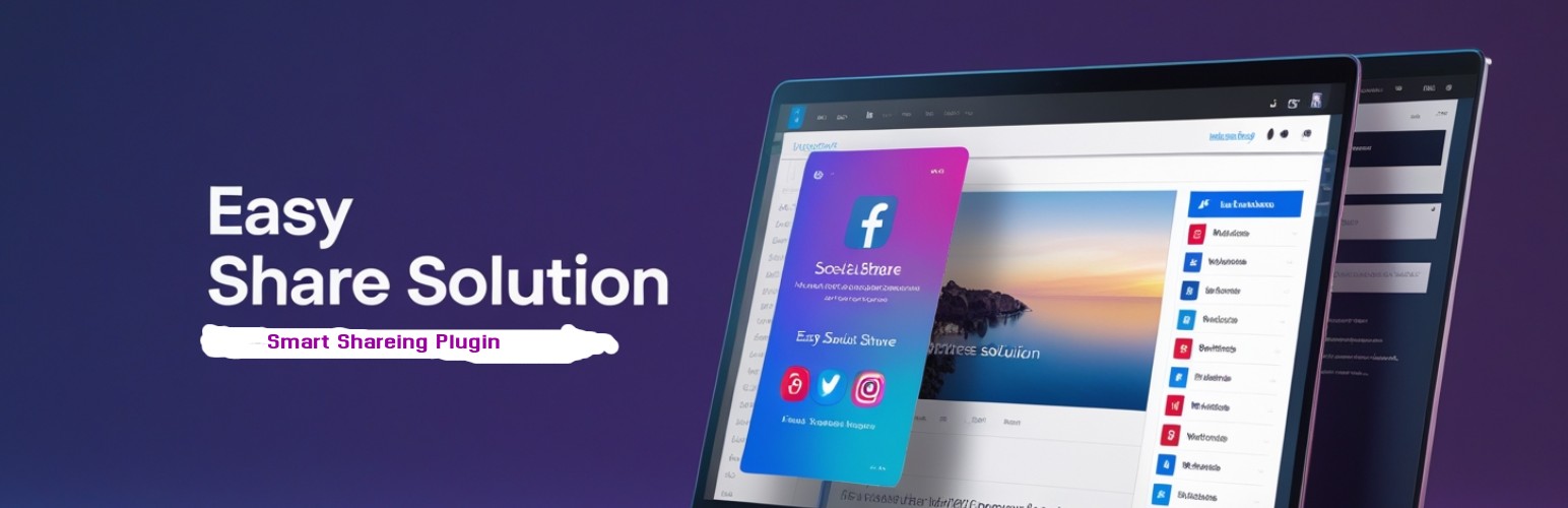 Easy Share Solution For WordPress