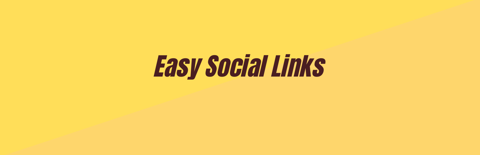 Easy Social Links
