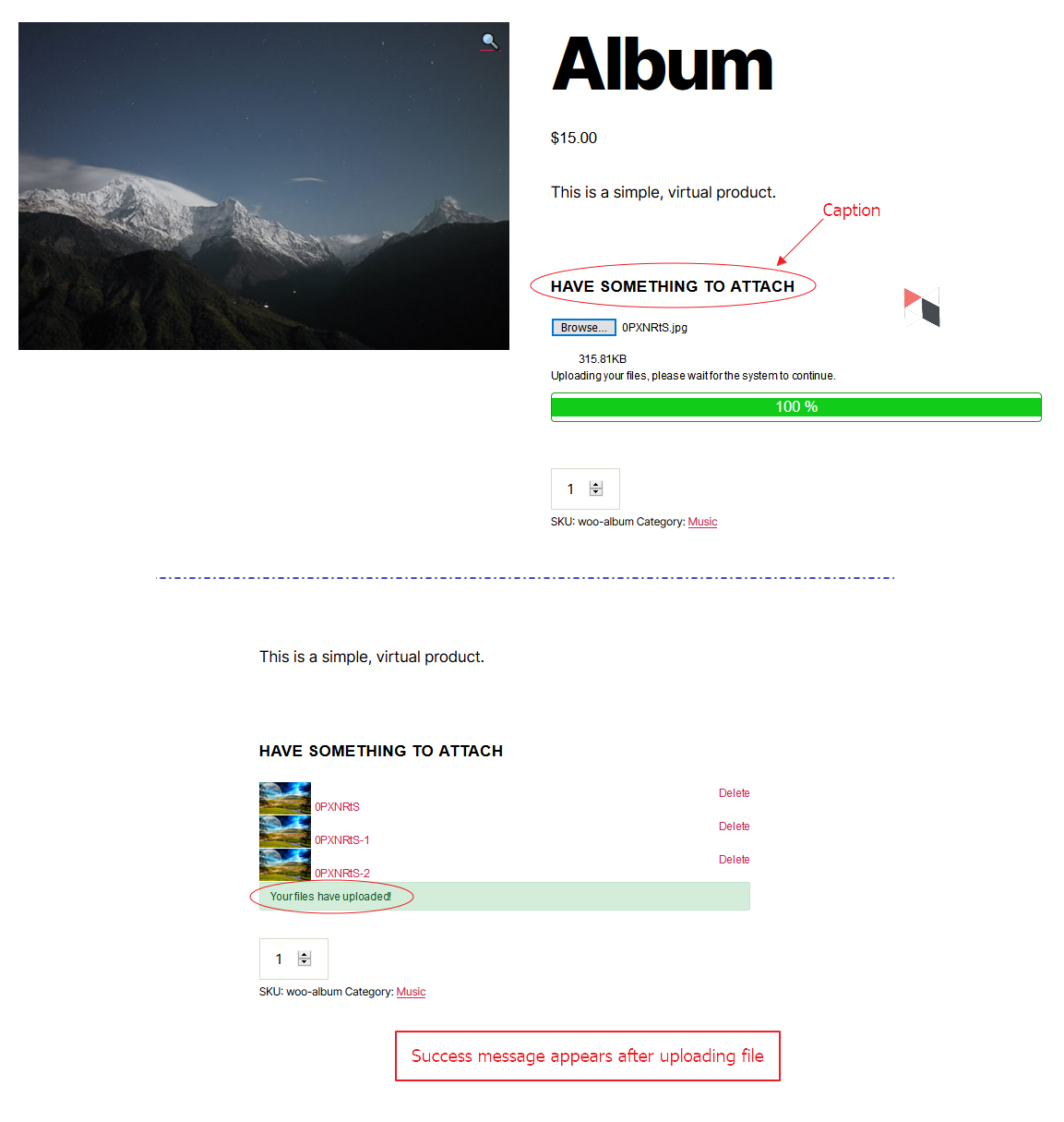 Upload progress view in PRO version