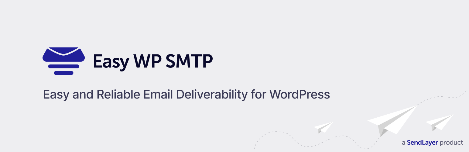SendLayer의 Easy WP SMTP – 워드프레스 SMTP 및 이메일 로그 플러그인