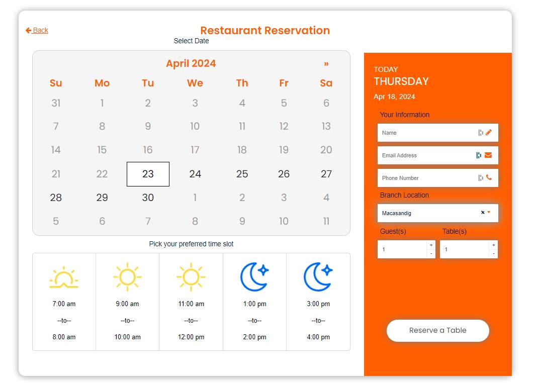 Free Booking Plugin for Hotels, Restaurants and Car Rentals – eaSYNC Booking