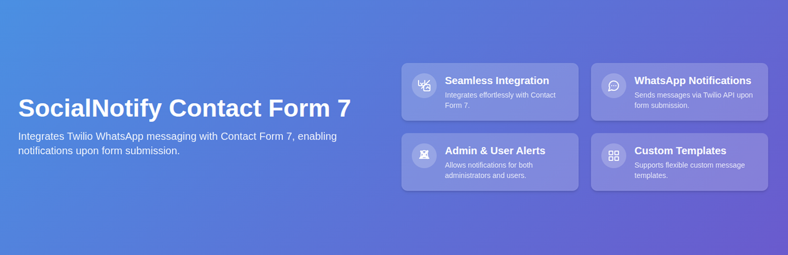 SocialNotify: Notifications for Contact Form 7