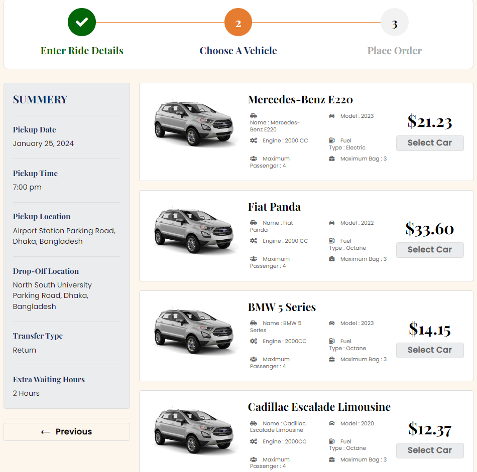 Taxi Booking Manager for WooCommerce – WordPress plugin | Ecab