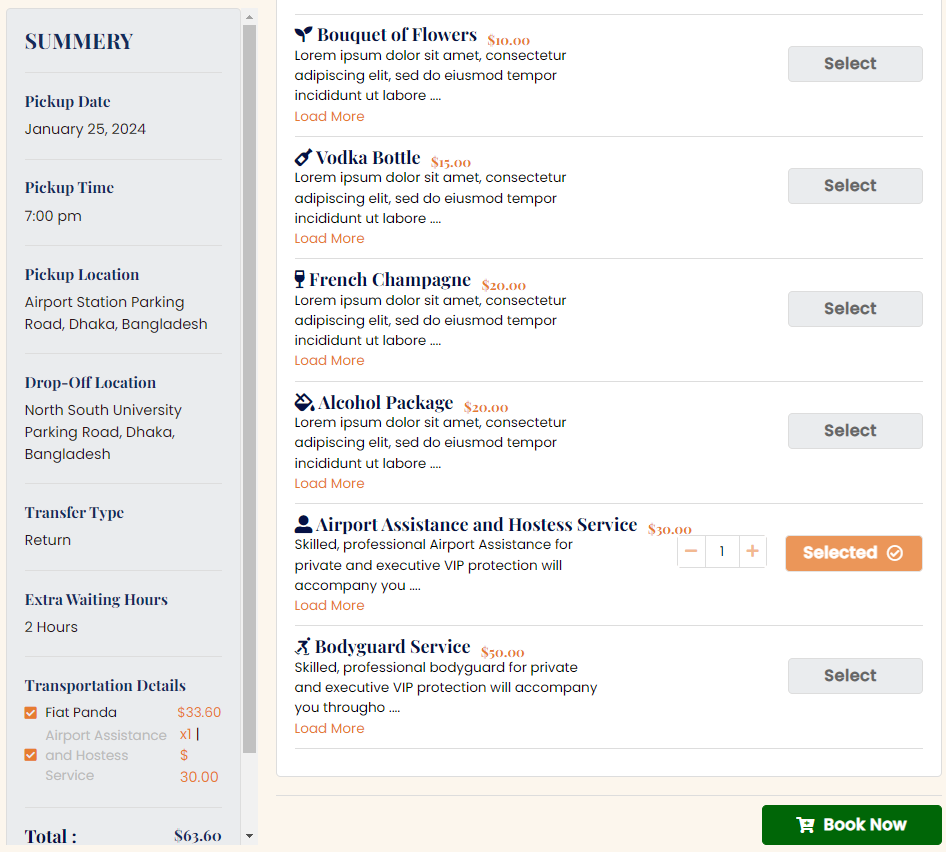 Taxi Booking Manager for WooCommerce – WordPress plugin | Ecab